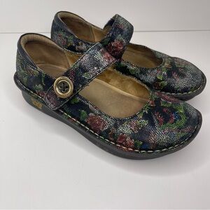 Alegria Women EU37 US7-7.5 Paloma Mary Jane Winter Garden Slip Resistant Shoes